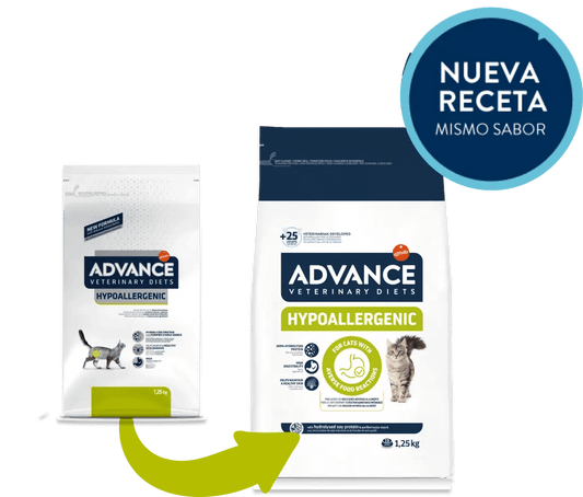 ADVANCE Vet Hypoallergenic | Pienso para gatos 1.25 kg  Gabo y Gordo E Shop, la mejor tienda online en las Islas Canarias, España, tienda online para mascotas, perros, gatos, conejos, tortugas, animales, accesorios para mascotas en general. 
Gabo y Gordo E Shop in Canary Islands, the best store for pets, dogs, cats, rabbits, turtles, animals, pet accessories.