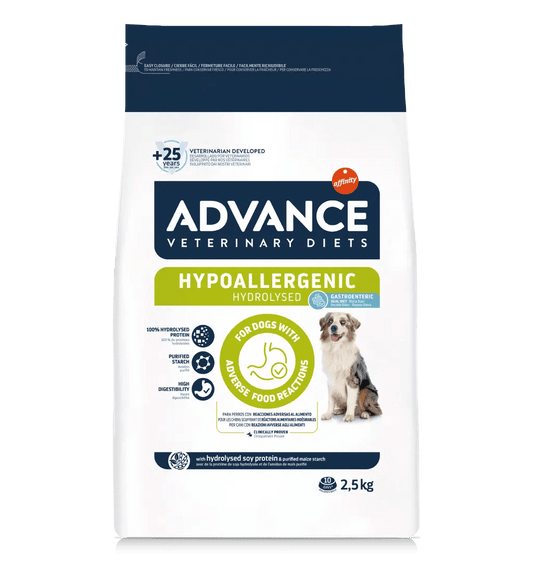 PIENSO ADVANCE VET Hypoallergenic DOG PERRO.  Gabo y Gordo E Shop, la mejor tienda online en las Islas Canarias, España, tienda online para mascotas, perros, gatos, conejos, tortugas, animales, accesorios para mascotas en general. 
Gabo y Gordo E Shop in Canary Islands, the best store for pets, dogs, cats, rabbits, turtles, animals, pet accessories.