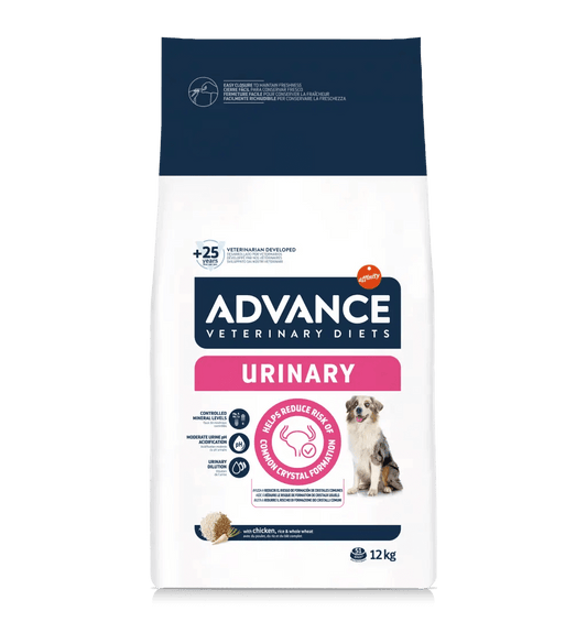 PIENSO ADVANCE VET URINARY DOG PERRO Gabo y Gordo E Shop, la mejor tienda online en las Islas Canarias, España, tienda online para mascotas, perros, gatos, conejos, tortugas, animales, accesorios para mascotas en general. 
Gabo y Gordo E Shop in Canary Islands, the best store for pets, dogs, cats, rabbits, turtles, animals, pet accessories.