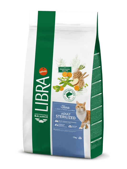 LIBRA Adult Sterilized Tuna | Pienso con atún para gatos adultos esterilizados en Gabo&Gordo Pet Shop en Las Palmas de Gran Canaria tienda para mascotas, perros, gatos, conejos, tortugas, animales, accesorios para mascotas