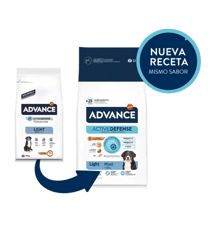 Pienso  ADVANCE LIGHT MAXI DOG PERRO ADULTO RAZA GRANDE DIETA Gabo y Gordo E Shop, la mejor tienda online en las Islas Canarias, España, tienda online para mascotas, perros, gatos, conejos, tortugas, animales, accesorios para mascotas en general. 
Gabo y Gordo E Shop in Canary Islands, the best store for pets, dogs, cats, rabbits, turtles, animals, pet accessories.