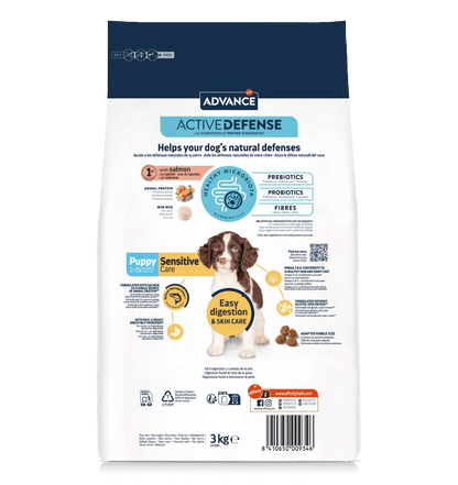 PIENSO ADVANCE PUPPY SENSITIVE CACHORRO SENSIBLE Gabo y Gordo E Shop, la mejor tienda online en las Islas Canarias, España, tienda online para mascotas, perros, gatos, conejos, tortugas, animales, accesorios para mascotas en general. 
Gabo y Gordo E Shop in Canary Islands, the best store for pets, dogs, cats, rabbits, turtles, animals, pet accessories.