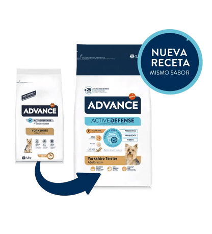 Pienso ADVANCE YORKSHIRE TERRIER 1,5 kg Gabo&Gordo Pet Shop en Las Palmas de Gran Canaria tienda para mascotas, perros, gatos, conejos, tortugas, animales
