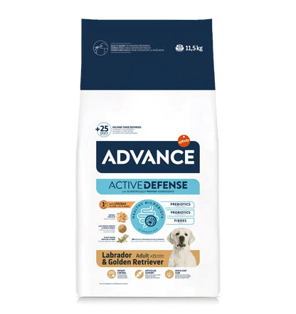 Pienso ADVANCE LABRADOR & GOLDEN RETRIEVER PERRO ADULTO Gabo y Gordo E Shop, la mejor tienda online en las Islas Canarias, España, tienda online para mascotas, perros, gatos, conejos, tortugas, animales, accesorios para mascotas en general. 
Gabo y Gordo E Shop in Canary Islands, the best store for pets, dogs, cats, rabbits, turtles, animals, pet accessories.
