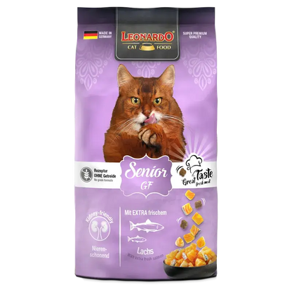 Pienso sin cereales LEONARDO Adult Senior Grain Free para gatos mayores