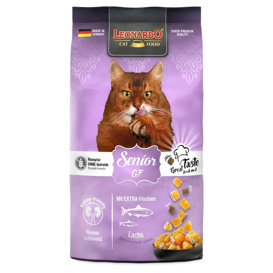 Pienso sin cereales LEONARDO Adult Senior Grain Free para gatos mayores