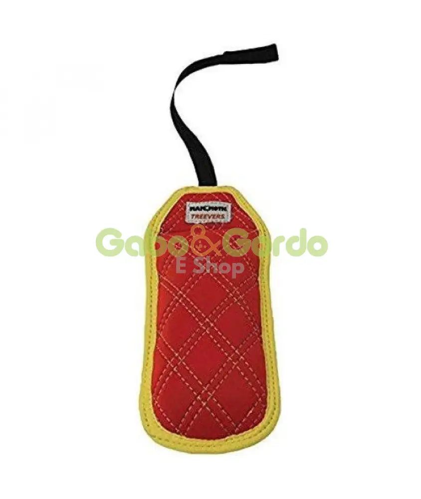 Mammoth Treevers juguete flotador rojo y amarillo para perros, resistente y seguro para agua y tierra