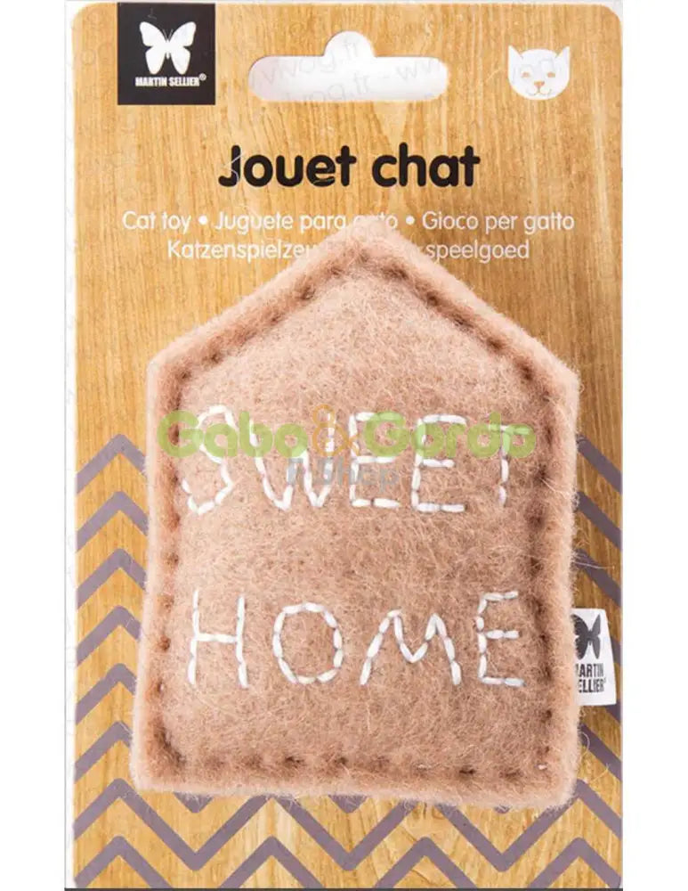 Juguete Martin Sellier Sweet Home con fieltro para gatos