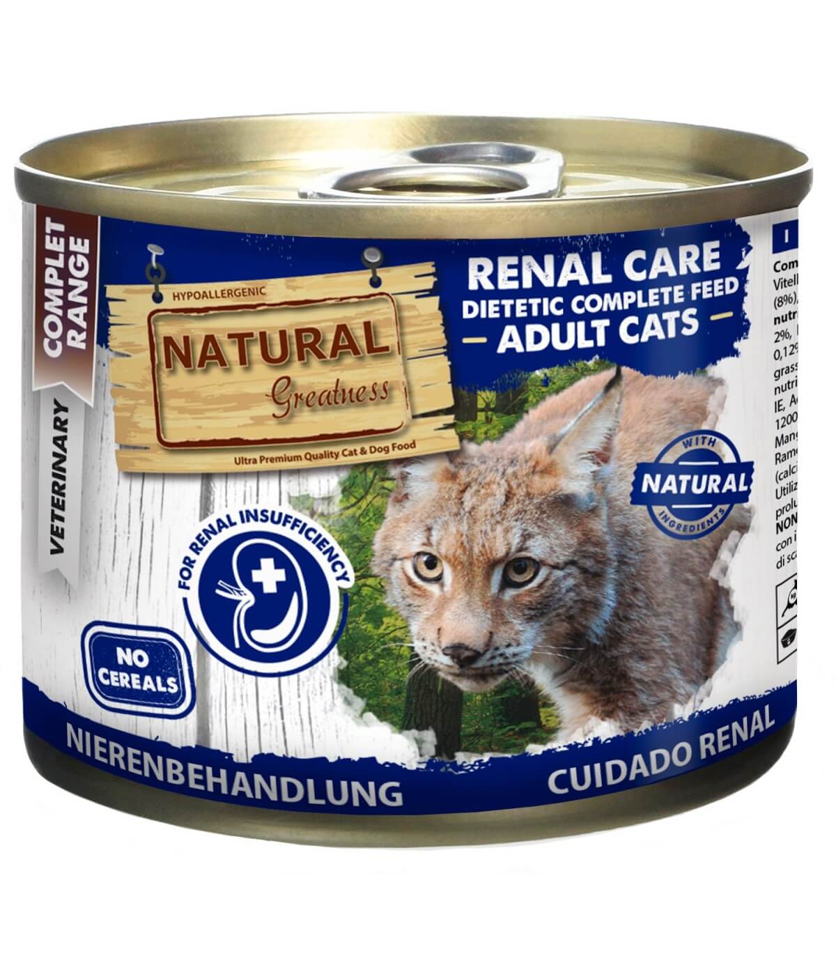 NATURAL GREATNESS Renal | comida húmeda para gatos.  Gabo y Gordo Pet Shop, tienda online en las Islas Canarias, España, tienda online para mascotas, perros, gatos, conejos, tortugas, animales, accesorios para mascotas en general. 