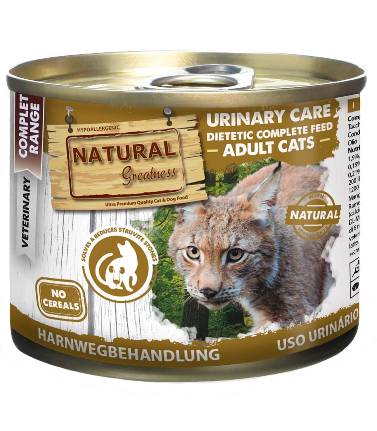 NATURAL GREATNESS Urinary-Struvite | comida húmeda para gatos.  Gabo y Gordo Pet Shop, tienda online en las Islas Canarias, España, tienda online para mascotas, perros, gatos, conejos, tortugas, animales, accesorios para mascotas en general. 