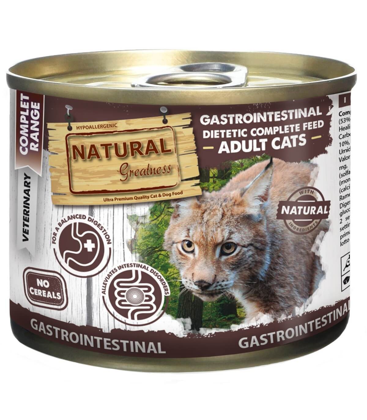 NATURAL GREATNESS Gastrointestinal | comida húmeda para gatos.  Gabo y Gordo Pet Shop, tienda online en las Islas Canarias, España, tienda online para mascotas, perros, gatos, conejos, tortugas, animales, accesorios para mascotas en general. 