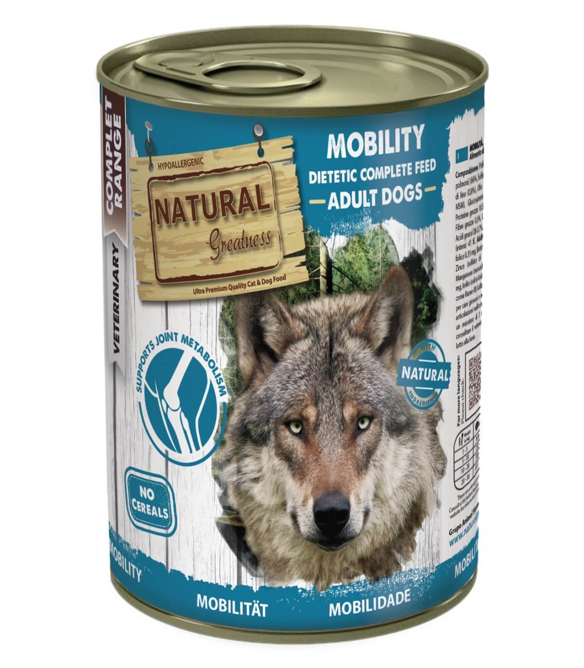 NATURAL GREATNESS MOBILITY | comida húmeda para perros.  Gabo y Gordo Pet Shop, tienda online en las Islas Canarias, España, tienda online para mascotas, perros, gatos, conejos, tortugas, animales, accesorios para mascotas en general. 