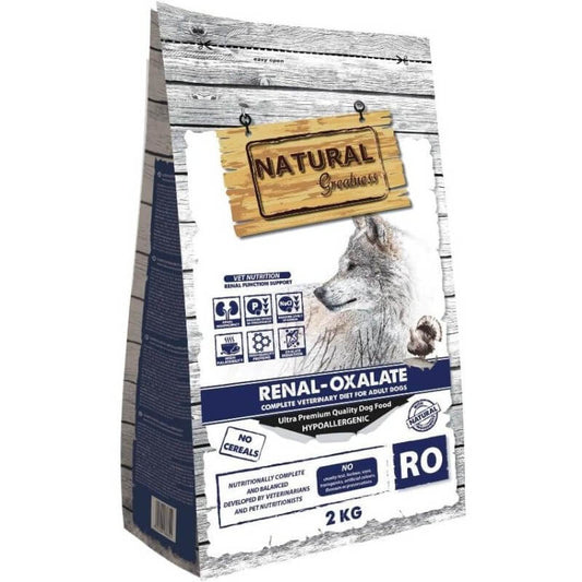 Pienso Natural Greatness Renal-Oxalate sin cereales para perros con insuficiencia renal