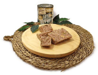 Comida húmeda Natural Greatness vacuno y cerdo ibérico sin cereales para perros y cachorros, pack 12x400 g