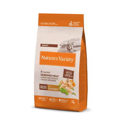Pienso NATURE'S VARIETY Original sabor Pollo para gato adulto – Gabo y Gordo E Shop