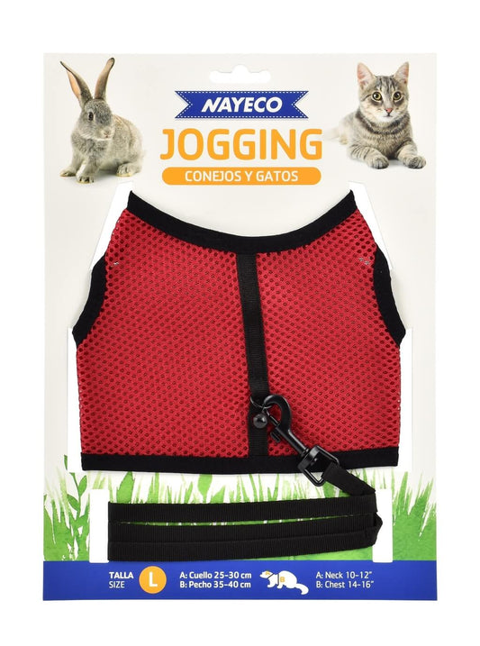Arnés Nayeco Jogging para gatos y animales pequeños – cómodo y ajustable