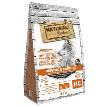 NATURAL GREATNESS Hepatic & Cardiac | Pienso para perros.  Gabo y Gordo E Shop, la mejor tienda online en las Islas Canarias, España, tienda online para mascotas, perros, gatos, conejos, tortugas, animales, accesorios para mascotas en general. 
Gabo y Gordo E Shop in Canary Islands, the best store for pets, dogs, cats, rabbits, turtles, animals, pet accessories.