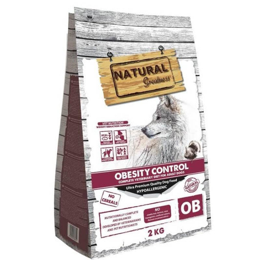 Natural Greatness Obesity Control | Pienso para perros.  Gabo y Gordo Pet Shop, tienda online en las Islas Canarias, España, tienda online para mascotas, perros, gatos, conejos, tortugas, animales, accesorios para mascotas en general. 