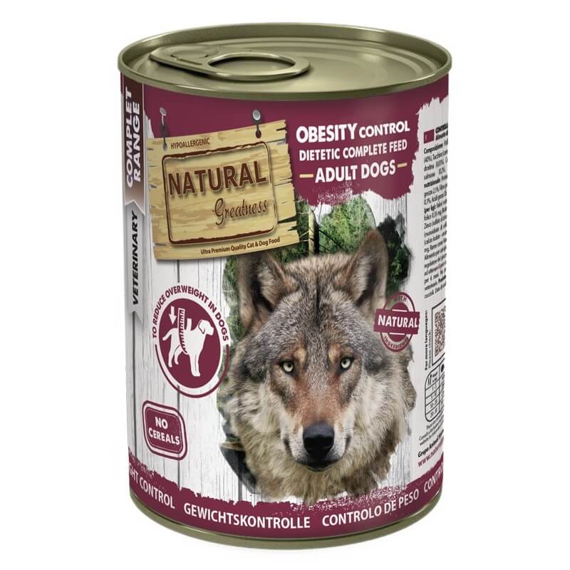 NATURAL GREATNESS Obesity Control | comida húmeda para perros. Gabo y Gordo Pet Shop, tienda online en las Islas Canarias, España, tienda online para mascotas, perros, gatos, conejos, tortugas, animales, accesorios para mascotas en general. 