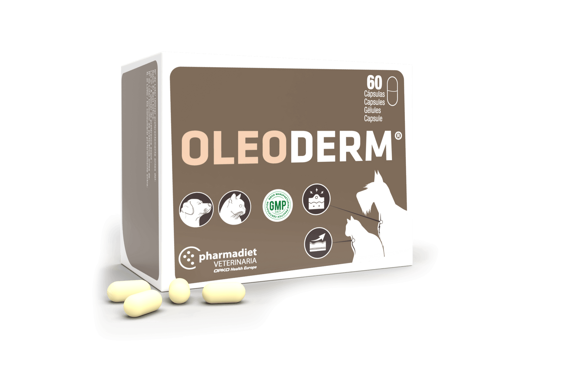 Oleoderm suplemento natural para mejorar piel y pelaje de perros y gatos
