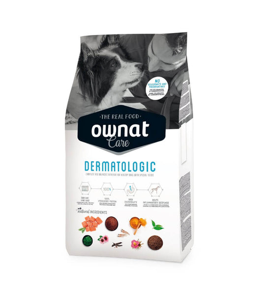 OWNAT CARE DERMATOLOGIC - Para perros susceptibles a sensibilidades Gabo&Gordo Pet Shop en Las Palmas de Gran Canaria tienda para mascotas, perros, gatos, conejos, tortugas, animales