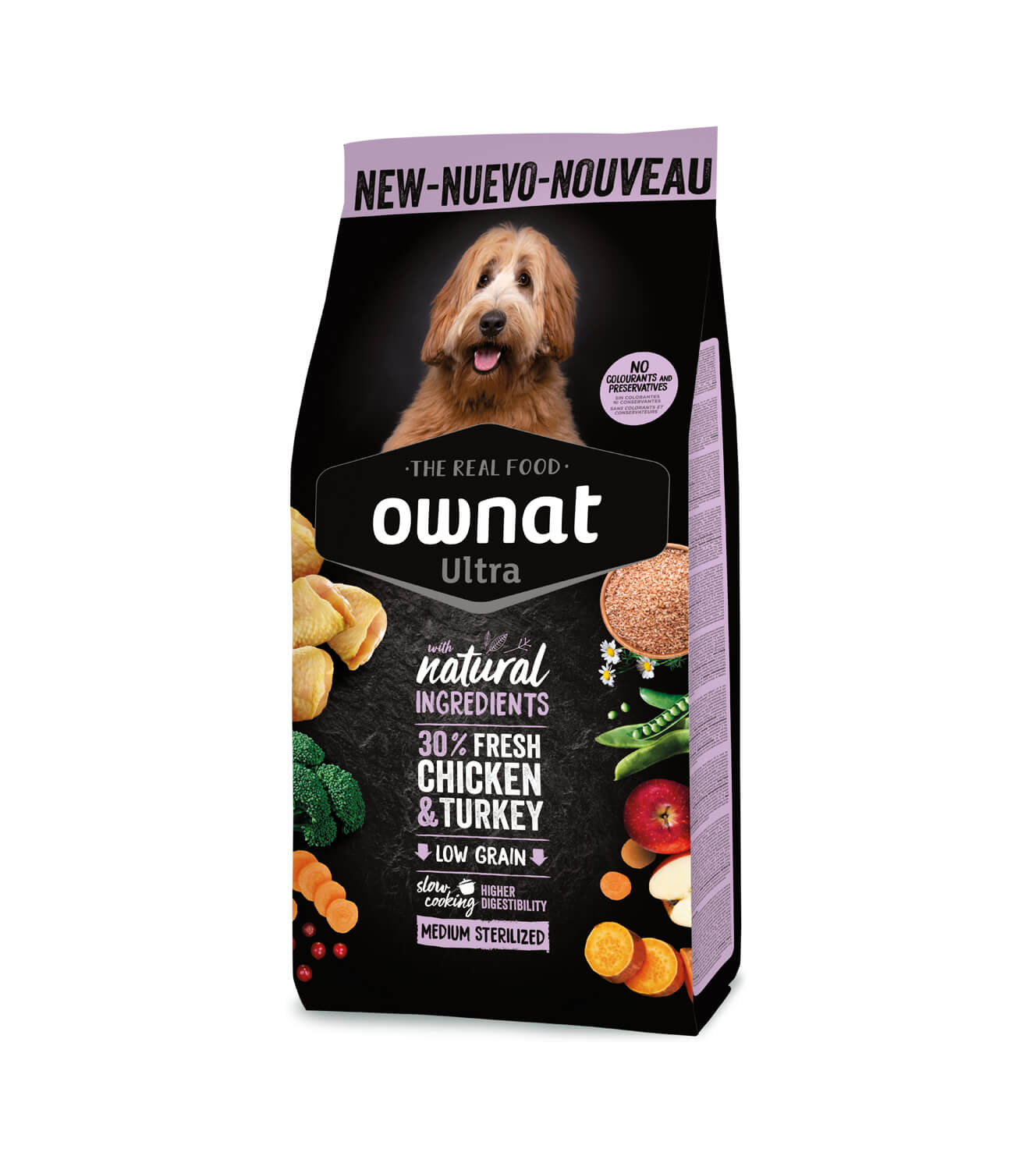OWNAT Ultra Medium Sterilized | Pienso para perros esterilizados de razas medianas, Gabo y Gordo E Shop, la mejor tienda online en las Islas Canarias, España, tienda online para mascotas, perros, gatos, conejos, tortugas, animales, accesorios para mascotas en general. 
Gabo y Gordo E Shop in Canary Islands, the best store for pets, dogs, cats, rabbits, turtles, animals, pet accessories.