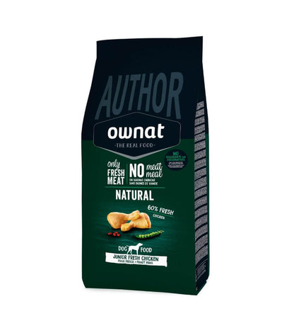 Ownat Author Junior Fresh Chicken – Pienso natural bajo en cereales para cachorros