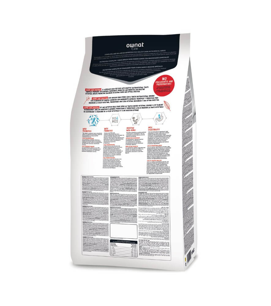 Ownat Care Digestive pienso natural para perros con sensibilidad digestiva