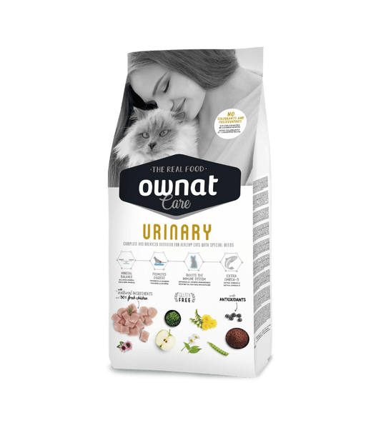 OWNAT Care Urinary – Pienso natural para gatos con problemas urinarios