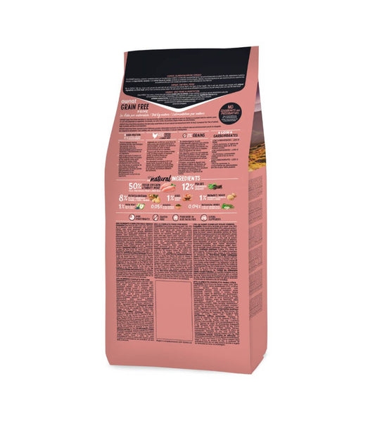 OWNAT Prime Grain Free Mini Adult – Pienso sin cereales con pollo y pavo para perros pequeños