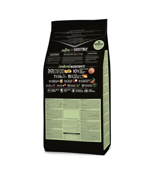 OWNAT Ultra Mini Adult Low Grain – pienso bajo en cereales para perros pequeños adultos