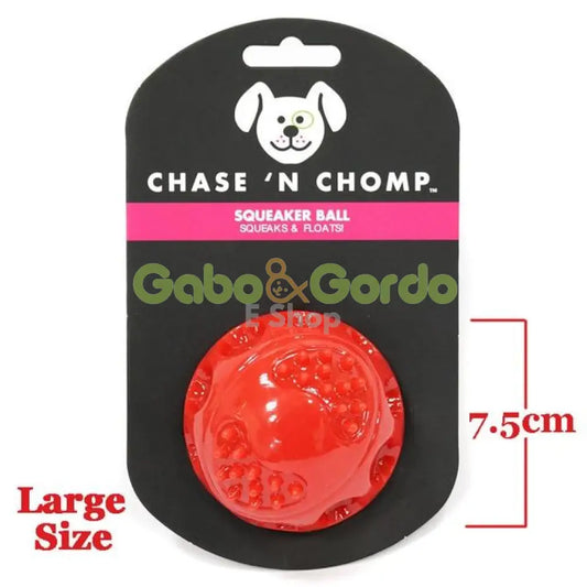 Pelota Chase 'N Chomp Squeaker Ball 7.5 cm