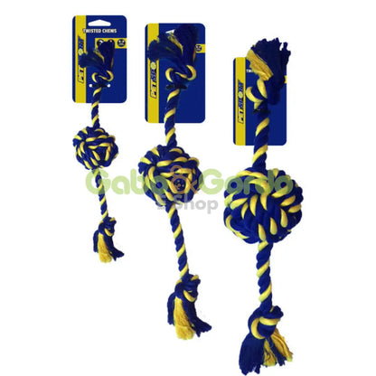 PetSport Bola Trenzada de Algodón trenzado resistente para perros