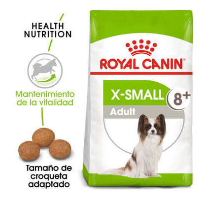 ROYAL CANIN Xsmall Adult +8 Gabo y Gordo E Shop, la mejor tienda online en las Islas Canarias, España, tienda online para mascotas, perros, gatos, conejos, tortugas, animales, accesorios para mascotas en general. 
Gabo y Gordo E Shop in Canary Islands, the best store for pets, dogs, cats, rabbits, turtles, animals, pet accessories.