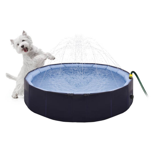 Piscina Splash con chorros para perros – diversión y frescura en verano