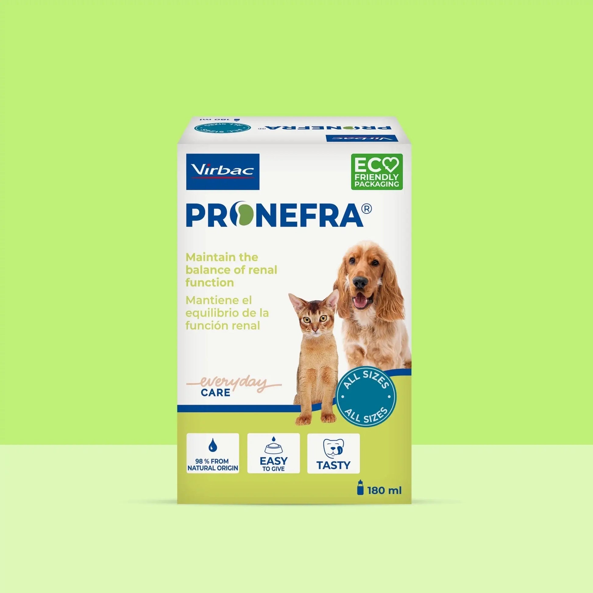 Pronefra suspensión oral para ayudar a mantener la función renal en perros y gatos adultos