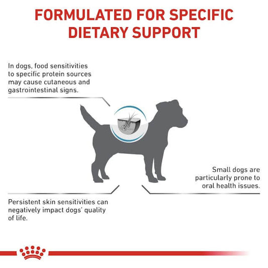 ROYAL CANIN Anallergenic Small Dog pienso dietético hipoalergénico para perros adultos de razas pequeñas con intolerancias alimentarias.