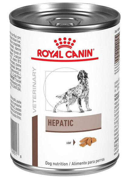 Pack de 12 latas ROYAL CANIN Hepatic paté para perros con problemas hepáticos