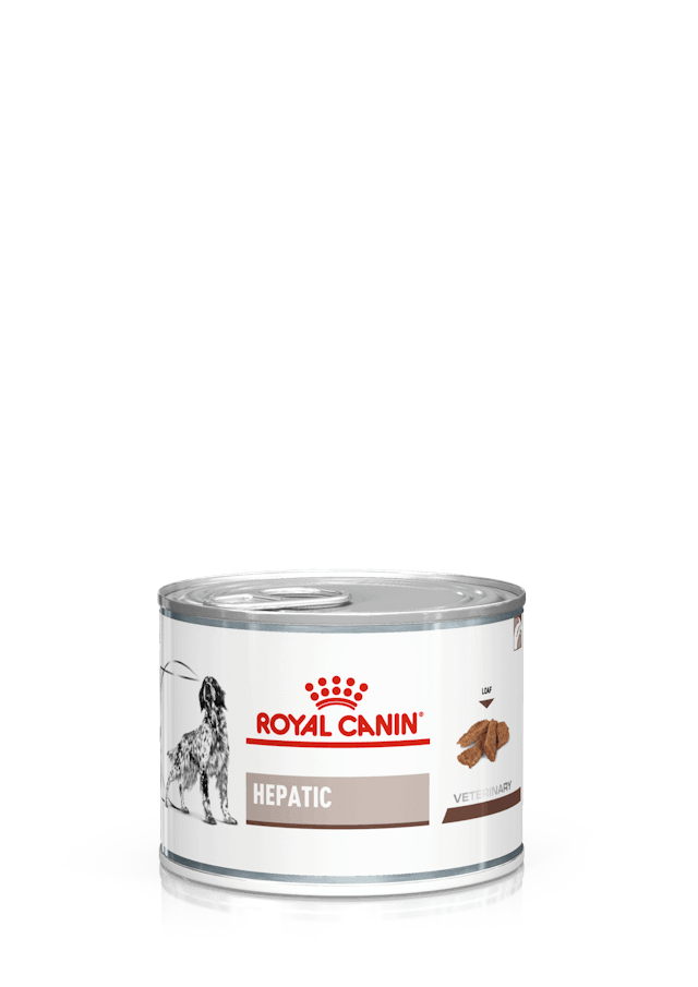 Pack de 12 latas ROYAL CANIN Hepatic paté para perros con problemas hepáticos