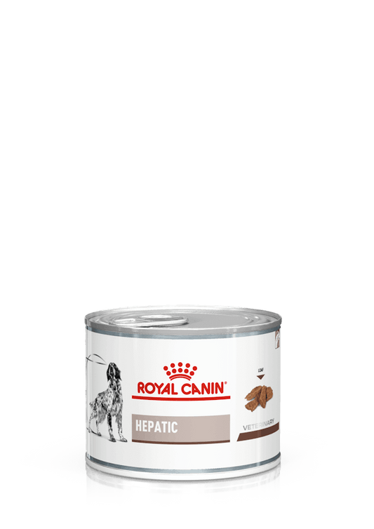 Pack de 12 latas ROYAL CANIN Hepatic paté para perros con problemas hepáticos