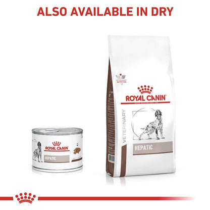 Pack de 12 latas ROYAL CANIN Hepatic paté para perros con problemas hepáticos