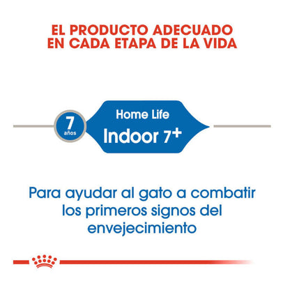 Royal Canin Indoor +7 pienso para gatos senior de interior.