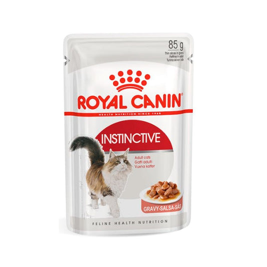ROYAL CANIN Instinctive Gravy comida húmeda en salsa para gatos adultos 12 x 85 g