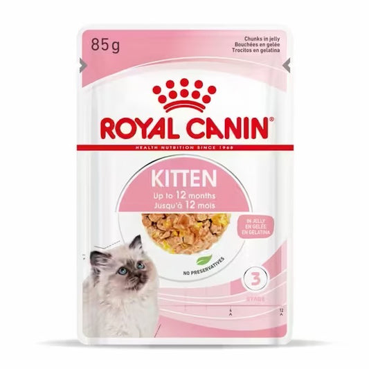 ROYAL CANIN Kitten Jelly comida húmeda en gelatina para gatitos 12 x 85 g