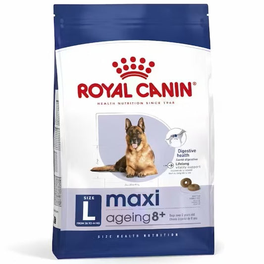 Royal Canin Maxi Adult 8+ pienso perros grandes senior Gabo y Gordo E Shop