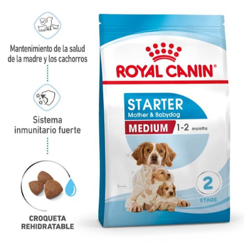 Royal Canin Medium Starter Mother & Babydog pienso cachorros Gabo y Gordo E Shop