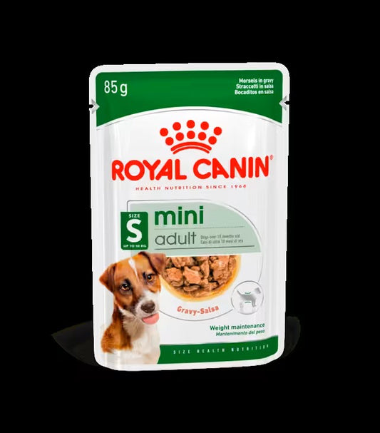 Pack Royal Canin Mini Adult Pouch 12x85g para perros pequeños adultos