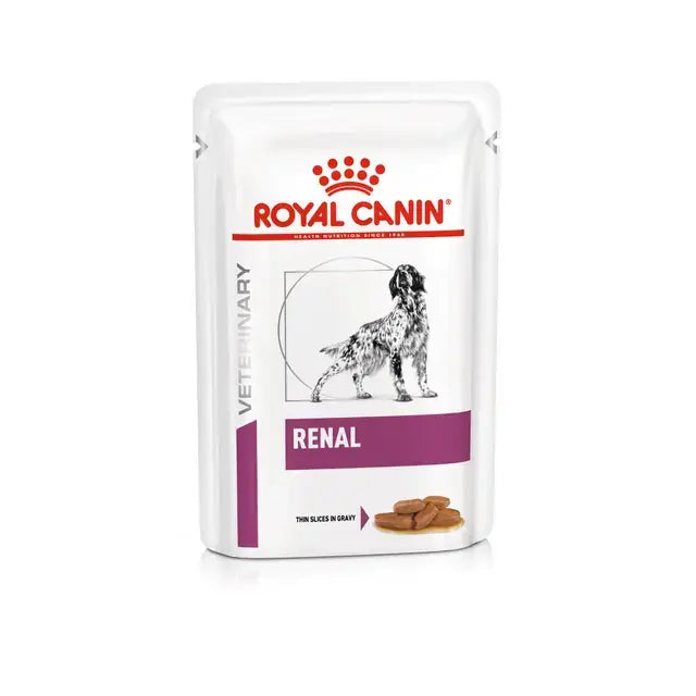 ROYAL CANIN Renal alimento húmedo para perros adultos 12x100 g para soporte renal