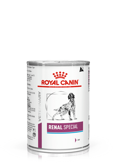 Pack de 12 latas ROYAL CANIN Renal Special Paté para perros con enfermedad renal