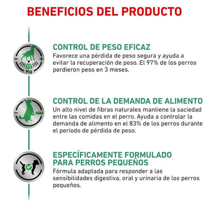 Royal Canin Satiety Weight Management Small Dog, pienso dietético para perros pequeños con sobrepeso.